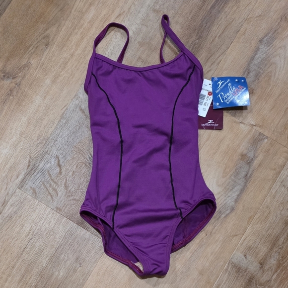 Motionwear Tops - Motionwear Purple Leotard - Small (010)